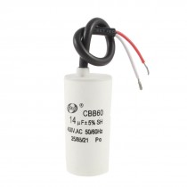 CBB60 AC 450V 14uF Polypropylene Film Coated Motor Running Capacitor