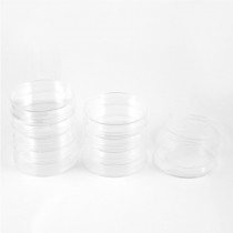 10 Pcs 70mm Diameter Cylinder Shape Clear Plastic Cell Culture Dish