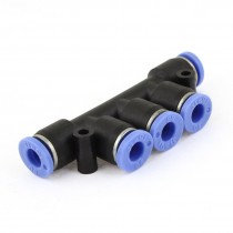 6mm Pneumatic 5 Ports Adapter Push in Quick Joint Fittings Connector