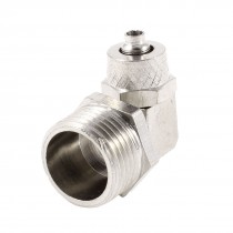 Right Angle Pneumatic 3.5mmx6mm Air Tube Quick Connector Adapter