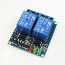 DC 5V Power Supply 2 Channel NO NC Optocoupler Isolated Relay Module