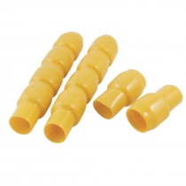 10 Pcs V-250 Yellow Soft Plastic Battery Terminal Boot Insulating Covers