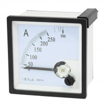 AC 0-250A Fine Tuning Square Dial Panel Analog Ampere Meter Amperemeter
