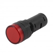 Plastic AC DC 24V Red LED Indicator Signal Light Lamp