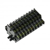 Detachable Wire Connector 10 Positions Screw Terminal Strip 600V 25A