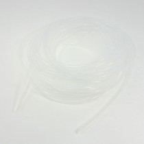 15M Long PE Polyethylene 6mm Spiral Cable Wire Wrap Tube White