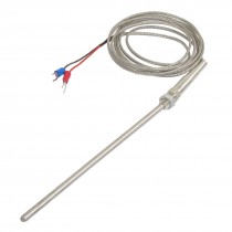 K Type 5/16" Thread Dia 150mm x 5mm Thermocouple Probe 2M Cable