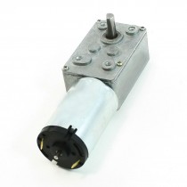 DC 12V 8300/24RPM 6mmx14mm Shaft 2 Pins Connecting Electric Power Geared Motor