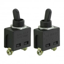 8A 250VAC 15A 125VAC 2 Position Rocker Actuator ON/OFF SPST Toggle Switch
