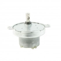 17RPM Output Rotary Speed 2 Pin Connecting Cylinder Shape Geared Motor DC12V