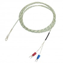 800C 9mm x 5mm Probe Ring K Type Thermocouple Temperature Sensor 2M 6.6Ft