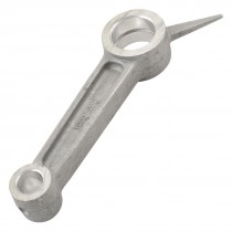 Silver Tone Aluminum Alloy Air Compressor Connecting Rod 13mm x 24mm x 84mm