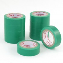 10 Pcs 8mm Thickness Insulating Adhesive Electrical Tape 5M 16.4 Ft Green
