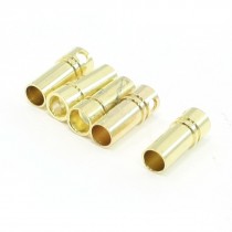 RC Battery 3.5mm Inside Dia Female Plug Bullet Connector 5 Pcs