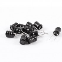 10 Pcs 470UH 8mm x 10mm UL-polyolefin Metal Axial Leaded Power Plug-in Inducers
