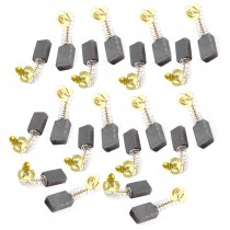 10 Pairs 15.7mm x 9.9mm x 5.9mm Motor Carbon Brushes for Power Tool