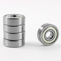 5 Pcs Skateboard 23x9x8mm Single Row Metal Deep Groove Ball Bearing 628Z