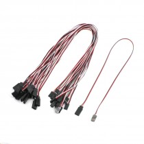 20 PCS JR Futaba Spare Part 3 Pin M/F RC Servo Extension Lead Wire 50cm/19.7"