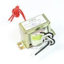 220V 50Hz to 12V 10W Ferrite Core Vertical Double Phase EI Power Transformer