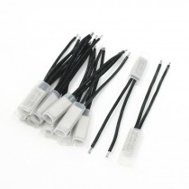 250V 5A NC. 130C Bimetal Thermostat Temperature Sensor Control Switch 12 PCS