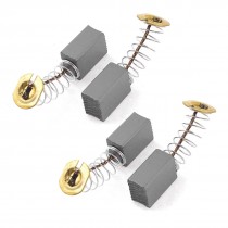 4 Pcs Dust Collector 13mm x 9mm x 6mm Springs Attached Carbon Brush