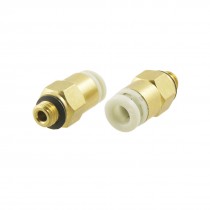 10 Pcs Push in to Connect Pneumatic Straight Fitting 1/5" x 5/32"