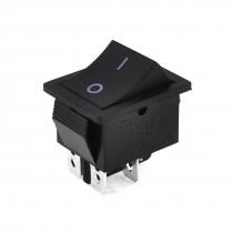 AC 15A/250V 20A/125V 4 Pin ON/OFF DPST Snap-in Boat Rocker Power Switch