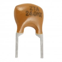 100 Pcs 24 MHz 2 Pins Ceramic Filter for Radio Receiver