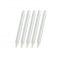 60W Replaceable 1mm Point Dia Soldering Solder Iron Tip Tool 5 Pcs 