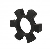 Black 67mm 2 5/8" Diameter Bore Shaft Rubber Coupler Damper Shock Absorber