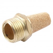 13/20" Male Thread Brass Pneumatic Valve Muffler Silencer