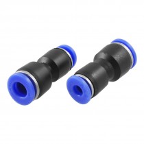 2 Pcs 6mm to 4mm Straight Pneumatic Fitting Push In Quick Connectors