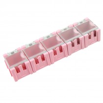Plastic Pink Components Electronics Storage Box Ttuke