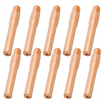 10 Pcs 44.5mm Length Copper CO2 Copper Welding Torch Contact Tips