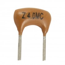 100 Pcs 4 MHz 5mm Pitch 2 Terminals Ceramic Filters New