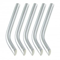 5 Pcs Replacement 8mm Bent Chisel Width Soldering Iron Tip 60W