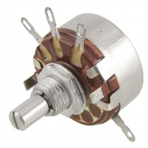 WTH118-1A 1M ohm 2W Carbon Composition Rotary Taper Potentiometer