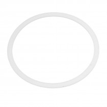80mm x 90mm x 2mm Flat PTFE Gasket Sealing Washer White