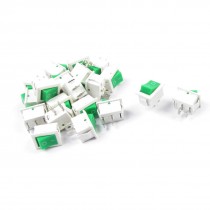 20 Pcs 2 Pin On/Off SPST Snap in Boat Rocker Switch 6A AC250V 10A 125VAC