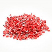 1000pcs Red PVC Sleeve 12 AWG Insulated Crimp Terminals Cable Lug