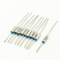 10 Pcs Circuit Cutoff TF Aluminum Thermal Fuse 110 Degree Celsius 250V 10A
