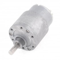 12VDC 15RPM 2 Terminals Speed Reducer Electric Geared Motor