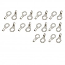 20 Pcs 8.5mm Wire Copper Lug Cable Connector Non-insulated Ring Terminal