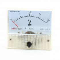 DC 20V Fine Adjustable Dial Voltmeter + Installing Part