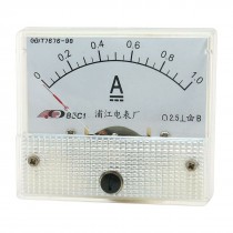 DC A Analog Current Panel Meter Rectangle Ammeter 85C1