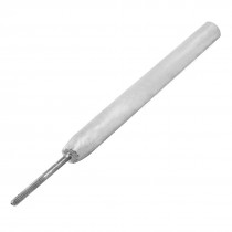 13mm Shank Dia Silver Tone Aluminum Casting Magnesium Rod for Heatexchanger