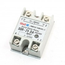 Single Phase DC Control AC Solid State Relay 25A SSR-25 DA Type
