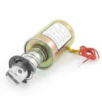 DC 12V 10mm 2Kg Pull Type Tubular Solenoid Electromagnet w Spring Return MQ8-Z20