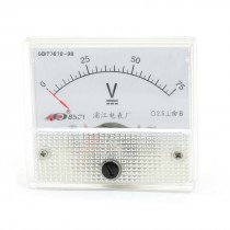 Fine Tuning Dial DC 0-75V Voltage Panel Meter Voltmeter