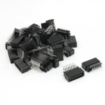 30 Pcs Dual Rows 2 54mm Pitch 16PINS Angle IDC Pin Headers 16PINS